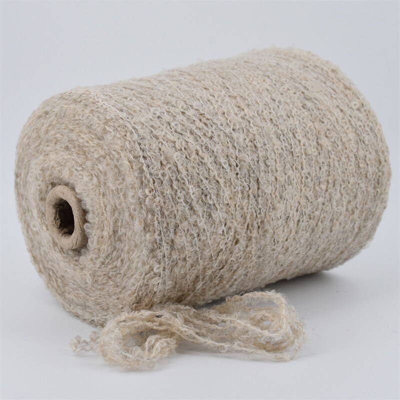 Chunky blødt løkkegarn til strikning uld hæklet alpaca garn vævning tykt garn gør det selv sweater tråd strik baby sweater hue 500g: 01