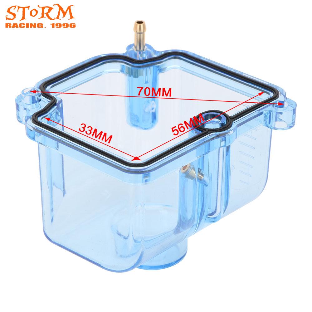 Bouchon d&#39;huile pour carburateur KEIHIN PWK KSR OKO KOSO 28 30 32 34 36 38 40 42, fond Transparent