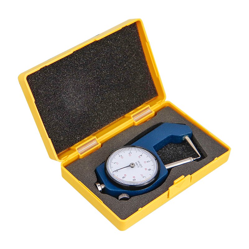 Curved Tip Dial Thickness Gauge 0-20mm 0.1mm For Hollow Pipe Or Circular Tube Caliper Measuring Tools Thickness Meter Tester