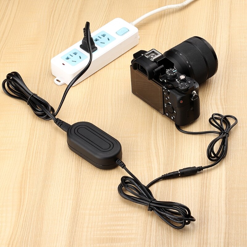 Us Plug Power Supply Adapter Om NP-FW50 Dummy Batterij Eliminator Coupler Kit Voor Sony A7 A7II A7RII A7R2 A7S2 A6500 a6400 A6300