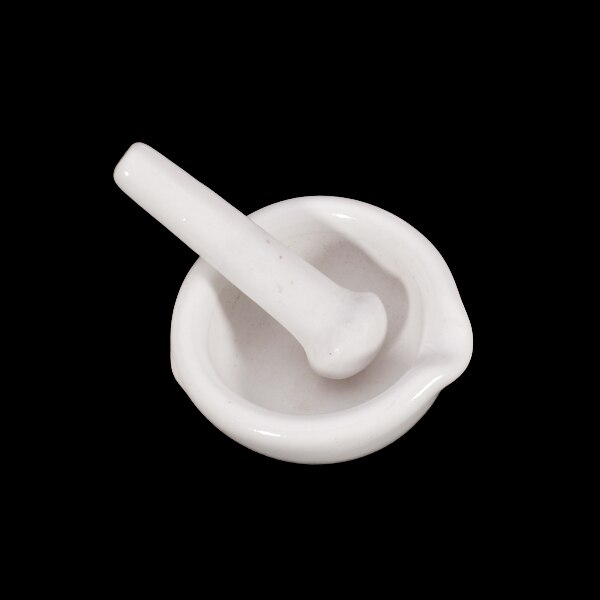 Porcelain Mortar And Pestle Set - Traditional Manual Ceramic Grinding Bowl