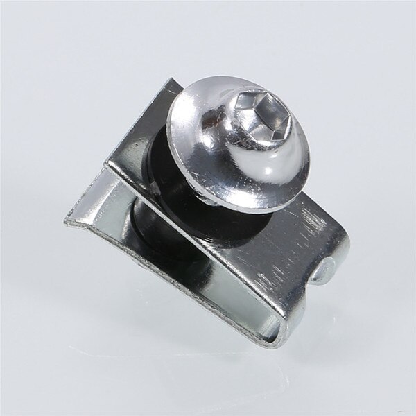 10 Uds. Tornillos de aluminio para motocicleta M5, tornillos de sujeción, Tuercas de resorte, accesorios para motocicletas, tuercas y pernos metálicos para camiones y automóviles: Plata