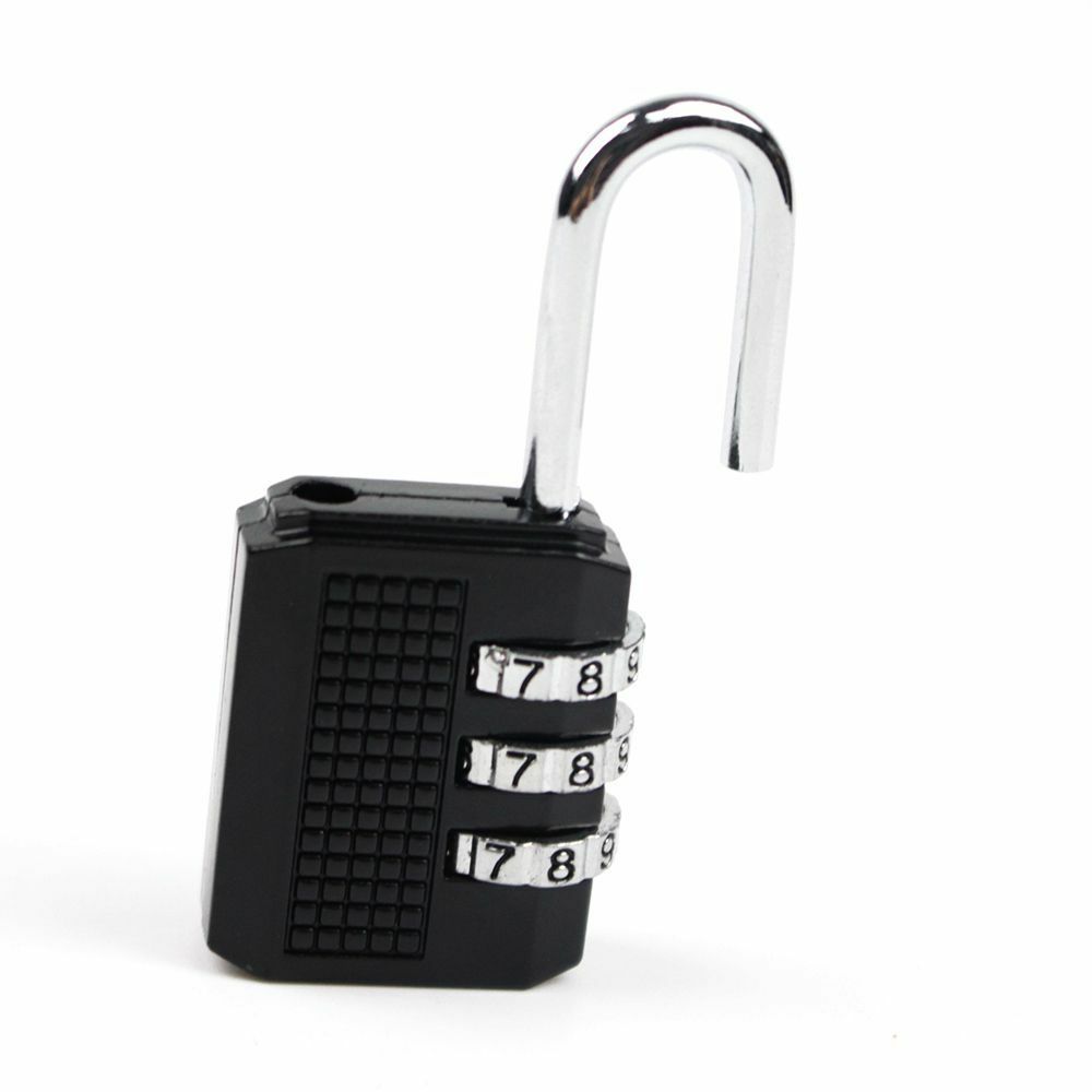 2PCS 3-Digit Combination Security Padlock Travel Code Lock Outdoor Heavy Duty Lock