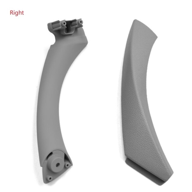 Right + left Car Interior Handle Inner Door Armrest Panel Pull Trim Cover For BMW 3 series E90 E91 328 325 330 318 335: Right Gray Set