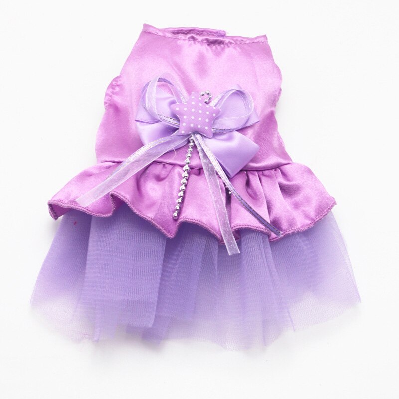 Verano ropa para mascotas vestidos perros encaje Z boda Vestido pequeño perro falda Mini princesa ropa