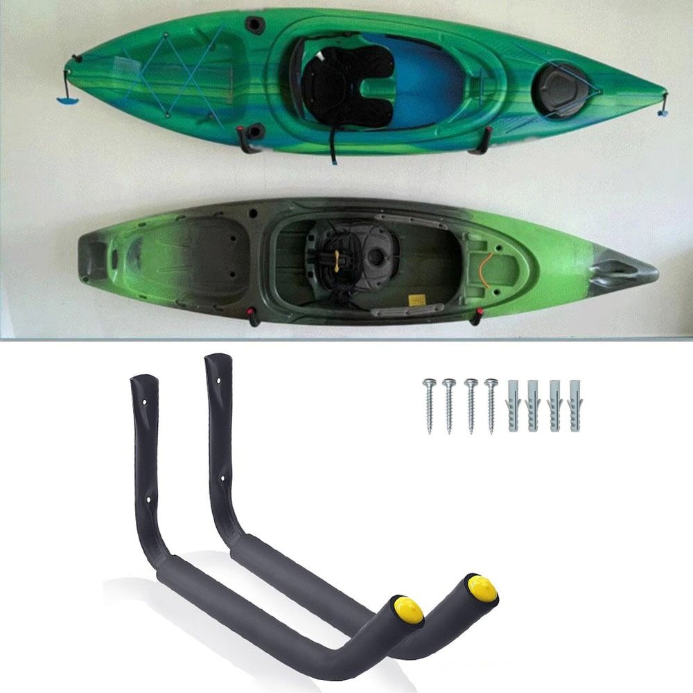 Hanger Tool Heavy Duty Kayak Rack Multipurpose Wall Mounted Kayak Hanger Bracket Portable Garage Kayak Storage Hook Canoe Kayak