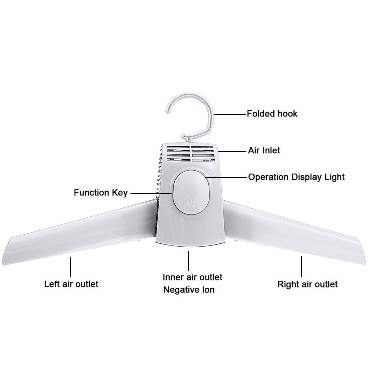 Portable Electric Clothes Dryer Shoes Clothe Rack hangers foldable Travel Available Clothing Shoes Heater Electric Dryer machine