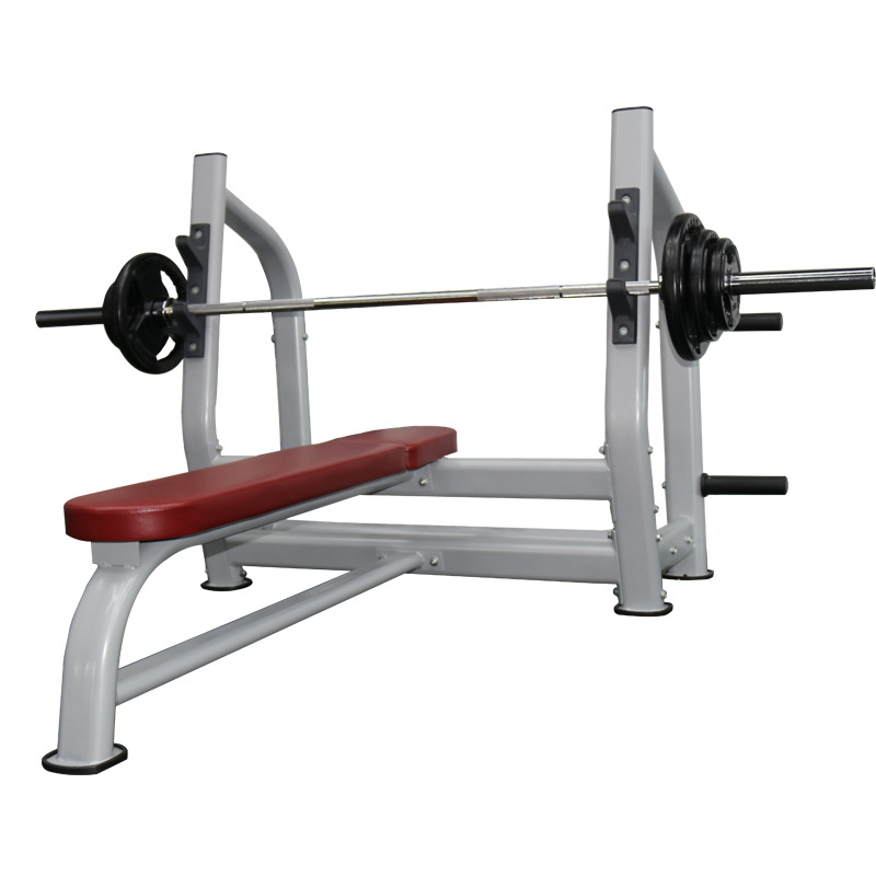 Luwint Set van 2 enkele halterhouder wandmontage, horizontale gymbar opslag wandrek voor Olympische en standaard bars