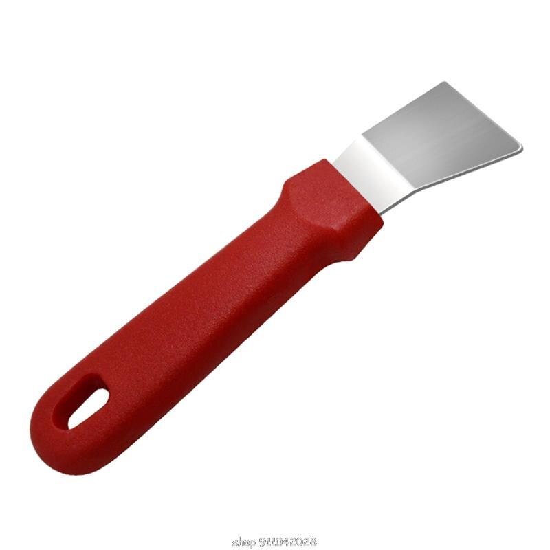 Home Cleaning Tool Glass &amp; Ceramic Hob Scraper Cleaning Utensils Ovens Stoves Induction Hob Multi-Kitchen Cleaning Tool: R curved