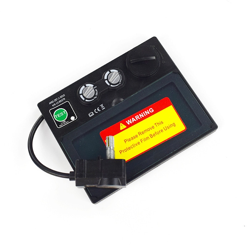 Auto mørkere sveisemaske sveisehjelm li batteri solcelle sveisefilter