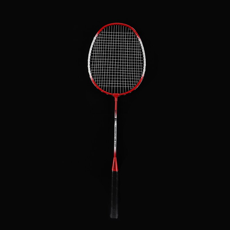 HENBOO Badminton Racket Set Family Double Badminton Racket Titanium Alloy Lightest Durable Standard Badminton 2301: 2301 red