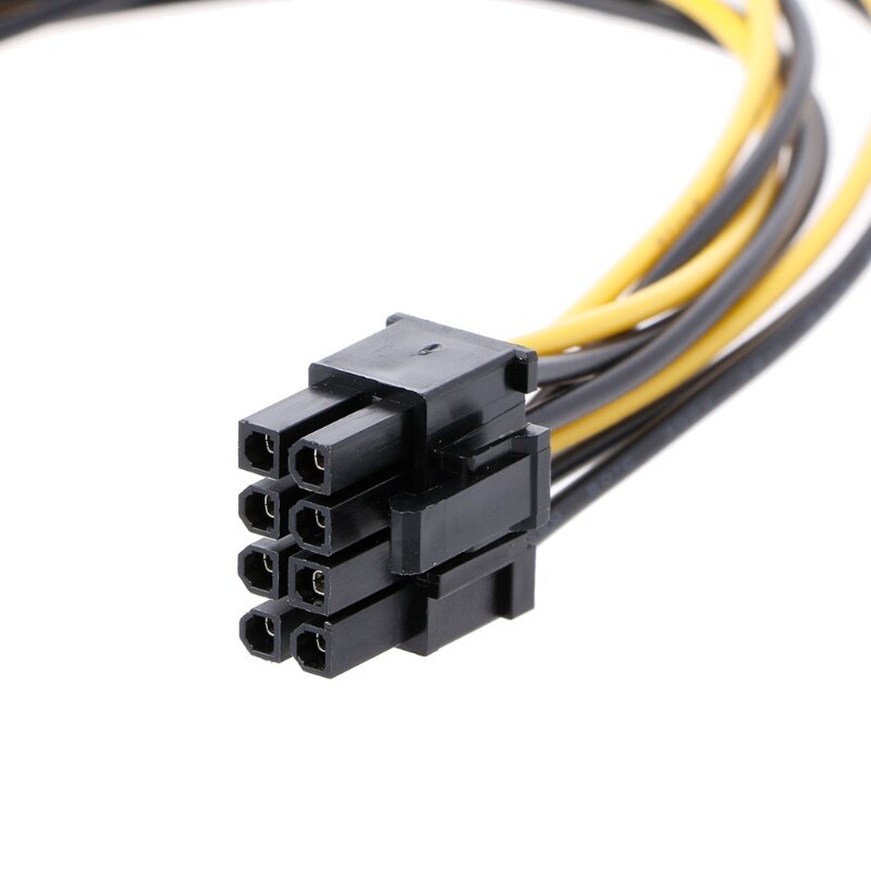 15pin SATA To 8pin (6+2) PCI-E Power Adapter Cable - 20cm Length
