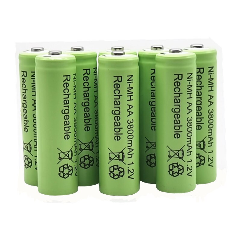 Batterie rechargeable de AA 100% mAh 3800 V 1.2 mAh Ni-MH 3800 V 2A, 1.2 Original