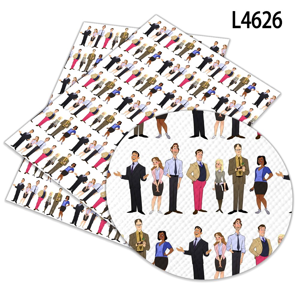 Faux cuir 22x30cm pour l'artisanat, accessoire de décoration en cuir synthétique pour nœud de cheveux: L4626