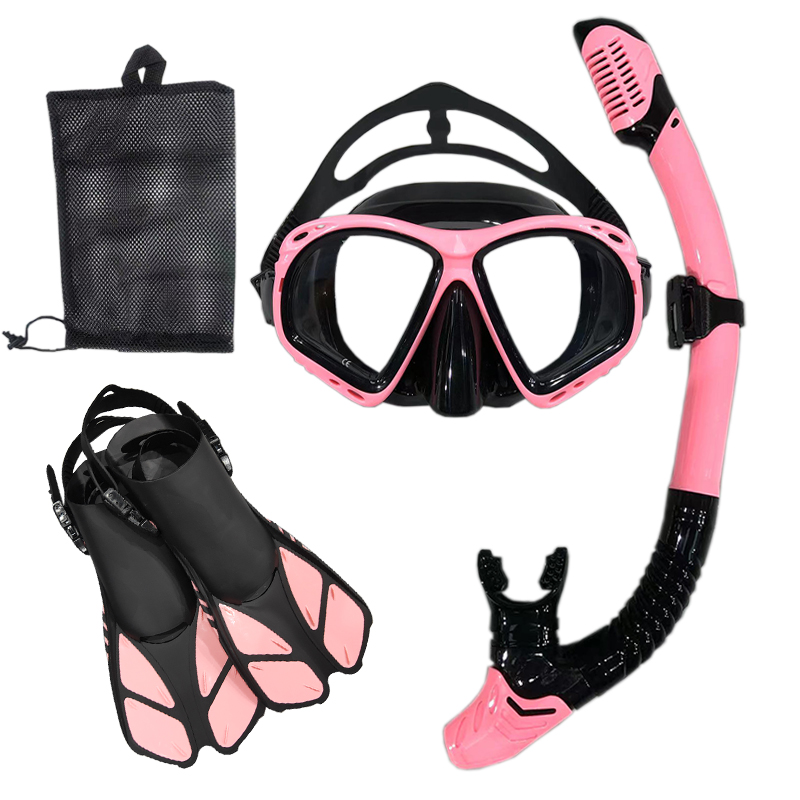 Máscara y gafas de buceo con snorkel, juego de tubo de natación para buceo, adulto, unisex