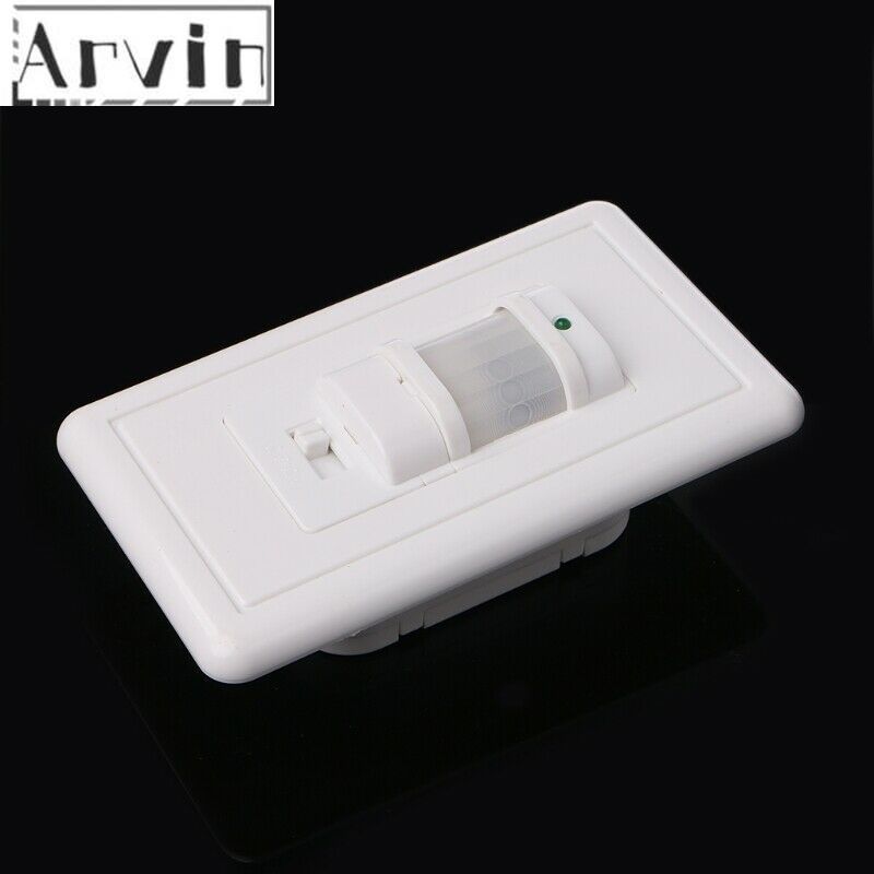 Smart Pir Motion Sensor Switch Ac 85V - 230V Verzonken Infrarood Auto Control On/Off Wall Switch menselijk Lichaam Inductie Detector