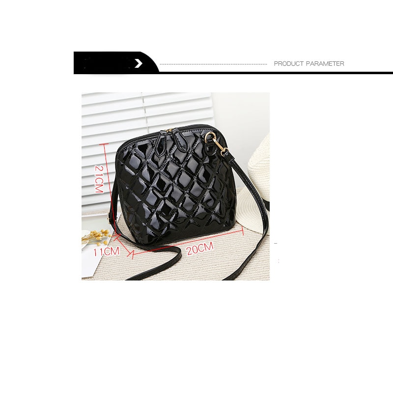 KYYSLO shell schulter tasche crossbody Casual Koreanischen wilden rhombischen kleine frauen Messenger taschen PU leder Hohe kapazität dame