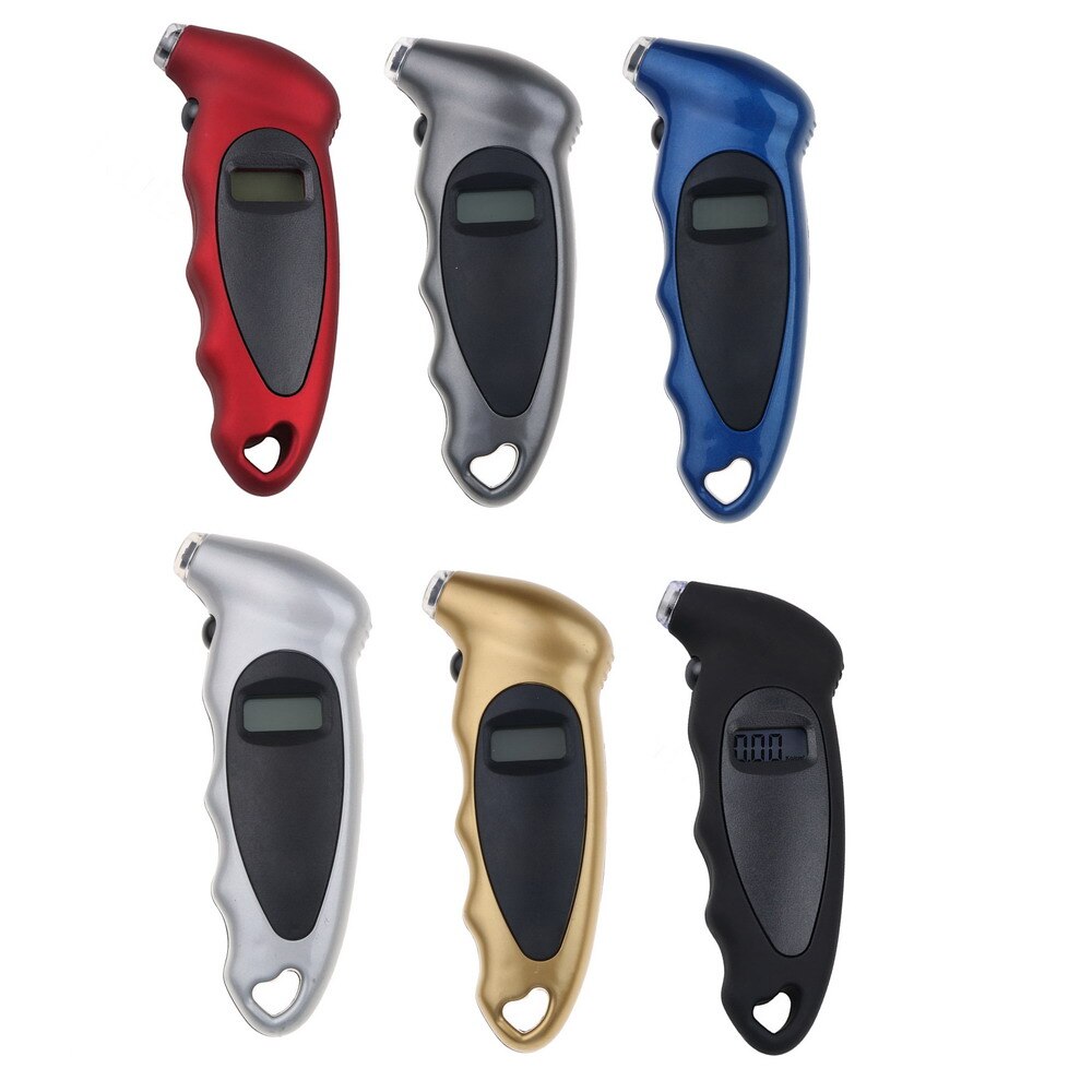 Digitale Auto Reifen Reifen Luft Manometer Meter LCD Anzeige Manometer Barometer Tester für Auto Lkw Motorrad