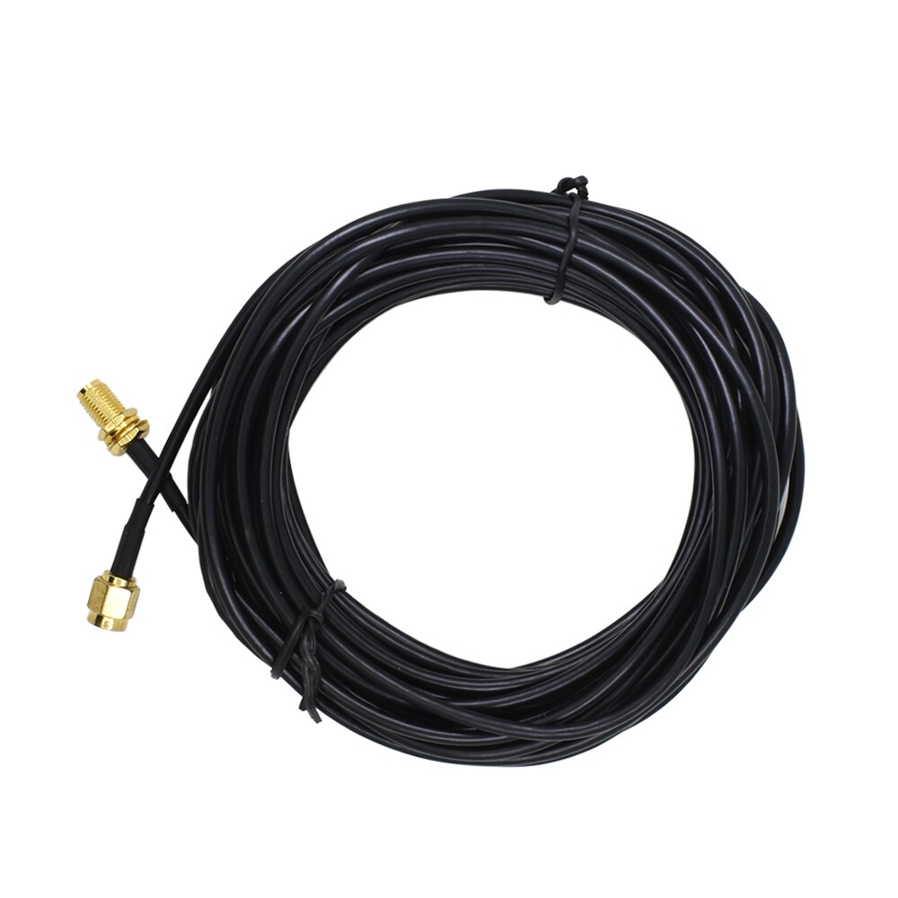 10PCS TISHRIC 9M SMA Male To Female WIFI Antenna Wireless Network Card Router Extension Cable RG174 Pure Copper For Laptop