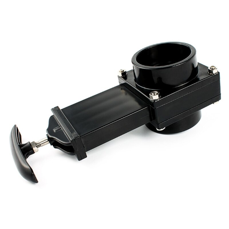 Trailer RV Drainage Pipe Valve Sewer Hose Valve Adapter Knife Water Gate Connector with Durable Handle