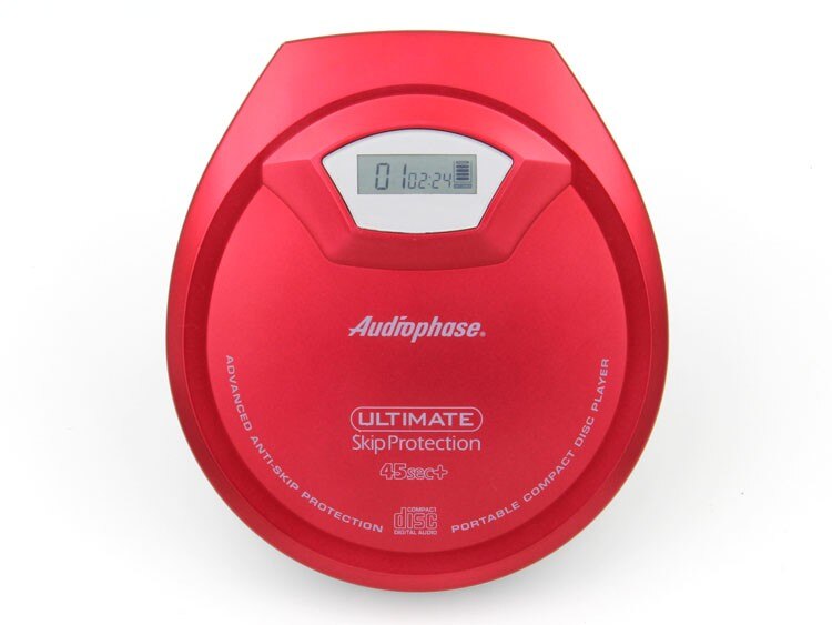 Portable CD Player In China Red Walkman CD player CD-R/CD-RW: RED