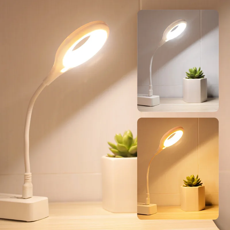 Led Voice Portable Usb Lamp Artificial Intelligence Sound Activated Controlled Eye Protection Read Table Lamp Plug Nightlight
