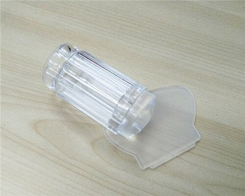 1,57 in Nagel Stamper Schaber Kit Nagel Stempel Schaber Werkzeug Polnischen Drucken Vorlage Runde Kopf Klar Silikon Stamper YZ27: YZ02