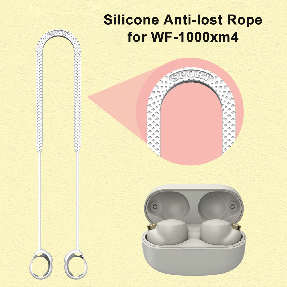 Anti-Verloren Silikon Kopfhörer Seil Halfter Kabel Für Sony WF-1000xm4 Drahtlose Bluetooth Kopfhörer Nacken Gurt Kabel Schnur Sport