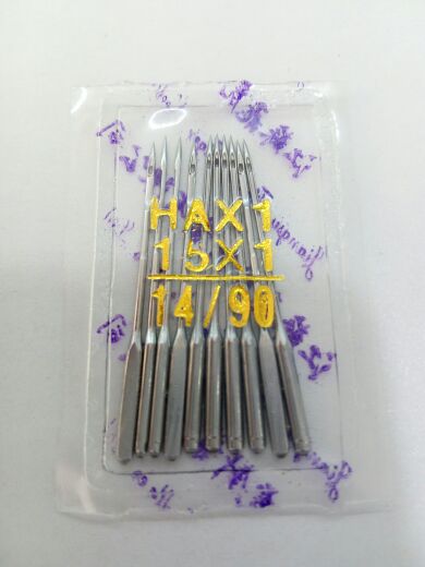 10 Uds HA x 1.130/705H,15x1 agujas tamaño #9 #11 #12 #14 #16 #18 para singer hermano juki bernina pfaff elna janome #