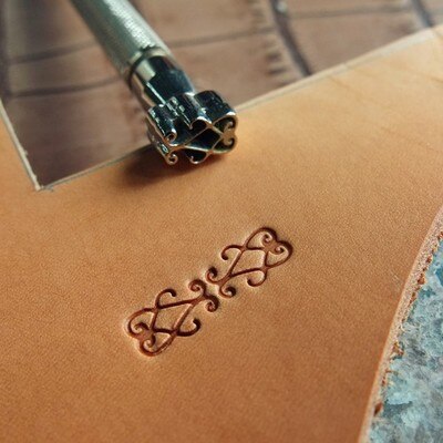 Hånd-arbejde unikke læderbearbejdningsværktøjer udskæring slag stempel håndværk, der fremstiller stål: 3