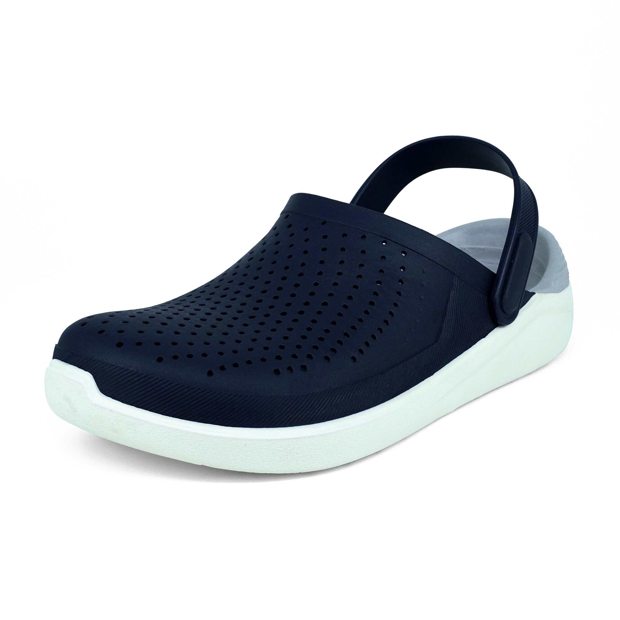 2022 neue Sandalen Männer Clogs Hausschuhe Weichen Boden Strand Sandalen Männer Clog Sandalen Atmungsaktivem Ankle-Wrap EVA: Blau / 42 Foot Length260