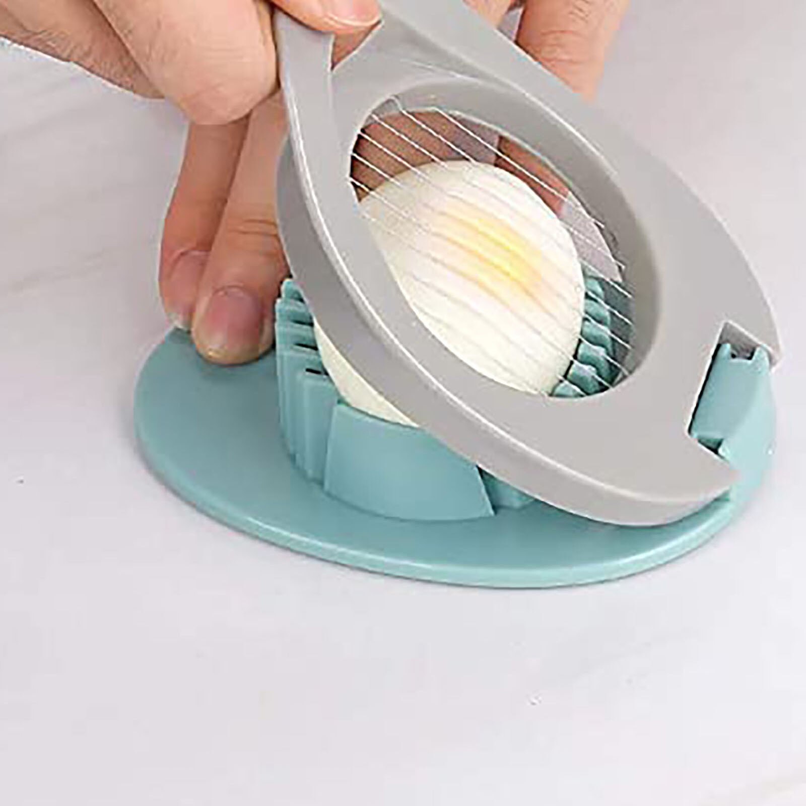 Keuken Slicer Tool Fruit Voor Gekookte Eieren Aardbei Cutter Met Rvs Draad Snelle Handige Multifunctionele C50