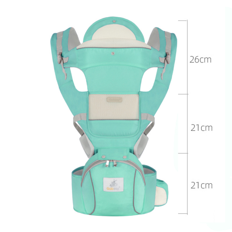 Portabebé ergonómico para bebé de 0 a 48 meses, porta bebés para bebé, cabestrillo para bebé 3 en 1, frontal, ergonómico, canguro, eslinga para llevar a bebé: Green