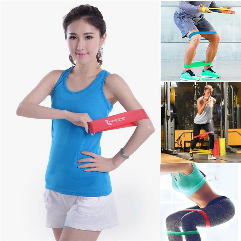 Ginásio Equipamentos de Ginástica Treinamento de Força Crossfit Yoga faixas da Resistência Bandas de Látex Elástico Loops De Borracha Equipamento de Treinamento Do Esporte