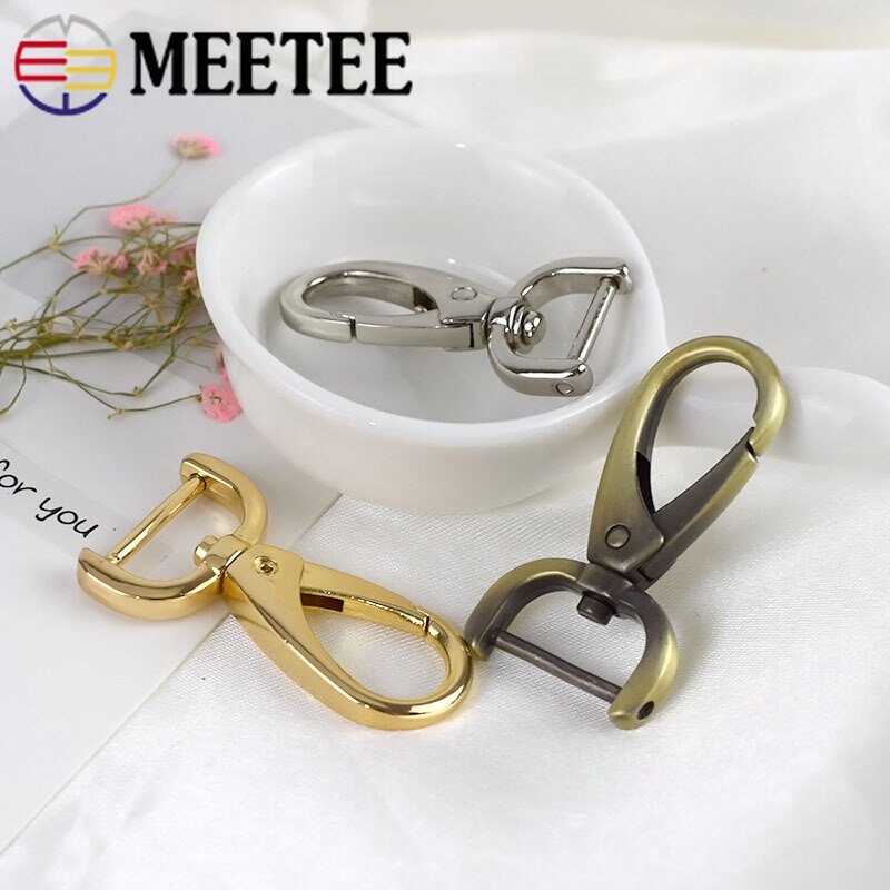 2 stk 16/20/25/38mm metalspænder aftagelig hummer karbinhage hundehalsbånd nøglering drejelige trigger clips karabok gør-det-selv tilbehør