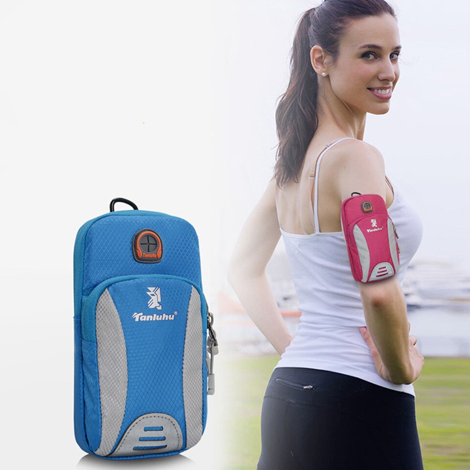 Outdoor Mobiele Telefoon Tas Running Mobiele Telefoon Arm Zak Arm Riem Sport Mobiele Telefoon Arm Mouw Schoudertas Unisex