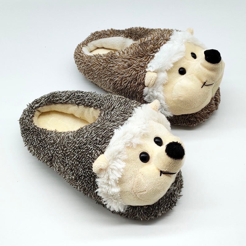 special hedgehog fur slippers timber land shoes men women winter slippers Custom slippers Home House Slippers Children indoor