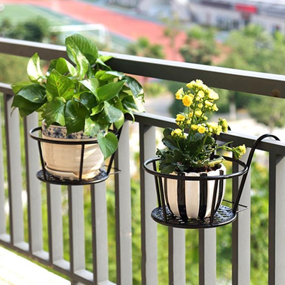 Plant bloem balkon tuin bonsai pot ijzeren rek bloempot houder haak beugel