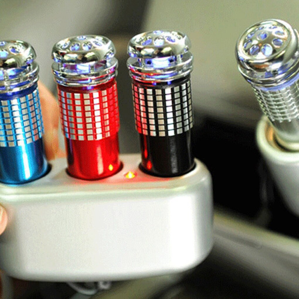 Vehicle Air Purifier Mini Auto Car Fresh Air Anion Ionic Purifier Oxygen Bar Ozone Ionizer Interior Freshener