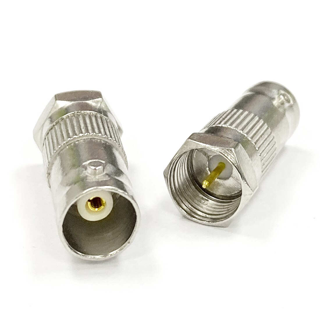 1pcs F Male Plug to BNC Female Jack Connector Straight RF Adapter Q9 Thread TV Connector