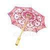 Gran venta sombrilla paraguas bordado encaje para decoración para de Boda nupcial: Hot Pink