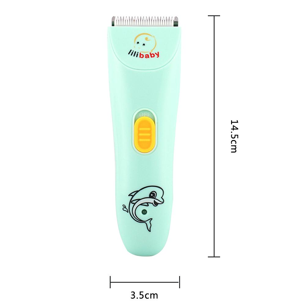 Baby Elektrische Haar Clipper USB Wiederaufladbare Wasserdicht Haar Trimmer Clipper Für Baby Kinder Sicher Haarschnitt Home-uns