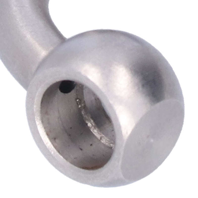 4pcs 75° Motorcycle Brake Oil Hose Line Banjo Fitting Stainless Steel M10 Replacement for Ducati Brake Hose Banjo Fitting