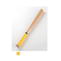 Bate de béisbol de madera de , palo de madera pulido y resistente, 54/64/74/84cm -40: Yellow / Other