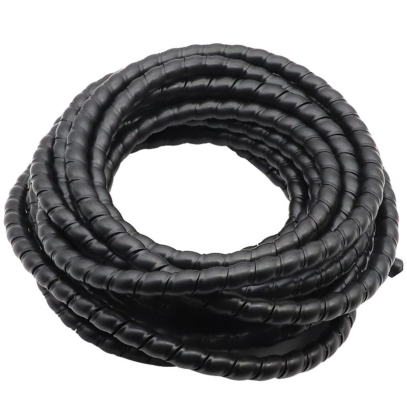 2M Lange 8/10/12mm Kabel Bescherming Hoes Spiraal Wond Flexibele Draad Organisator Isolatie Mouw Draad kronkelende Protector