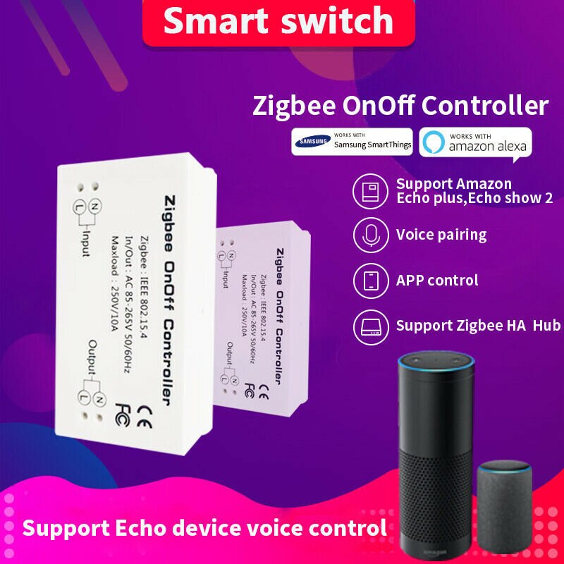 Zigbee 2.4G Wireless Switch For alexa Plus Echo Show 2 Smart things