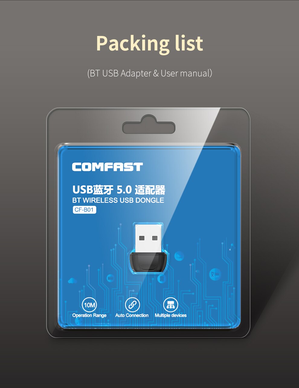 Bluetooth 5.0 Usb Adapter Voor Pc Windows 7 8 10 Computer Laptops Receptor Bluetooth Zender Speaker Oortelefoon Dongle