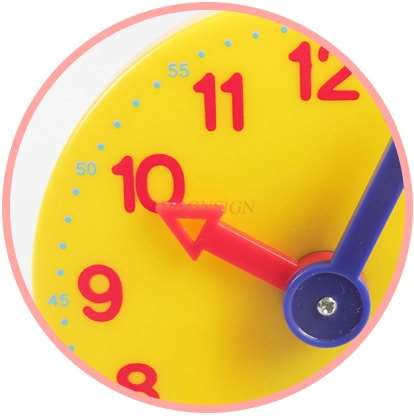 Children&#39;s clock model clock face model students use three-pin linkage primary school mathematics teaching aids