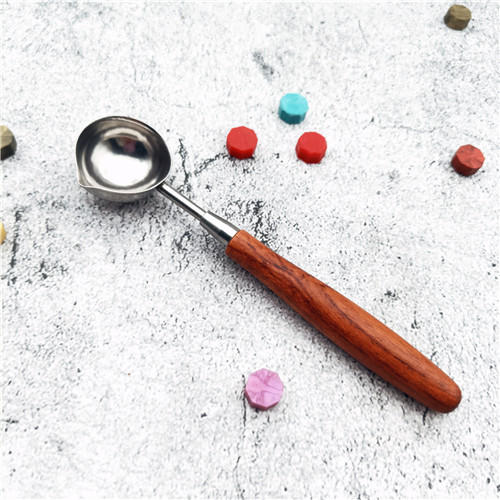Roestvrij Stalen Lepel Wax Seal Lepel Voor Smelt Wax Gesmolten Ontbinden Wax Lepel Diy Craft Anti Wax seal Stempel Lepel: S003