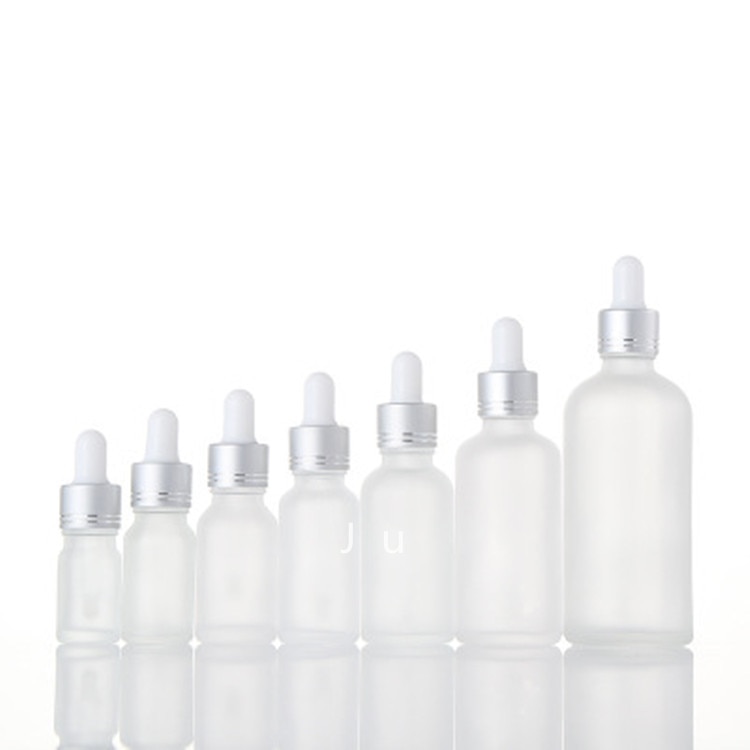 10 ml 15 ml 20 ml 30 ml 50 ml 100 ml frostglas droppflaska för e vätskeflaskor med pipett för kosmetisk parfym eterisk olja